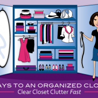 14 Days To An Organized Closet: Clear Closet Clutter Fast.