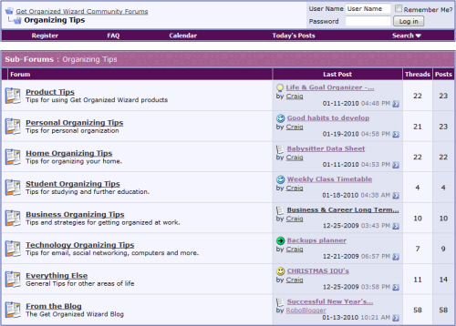 Click here to Visit the Customer Tips forum