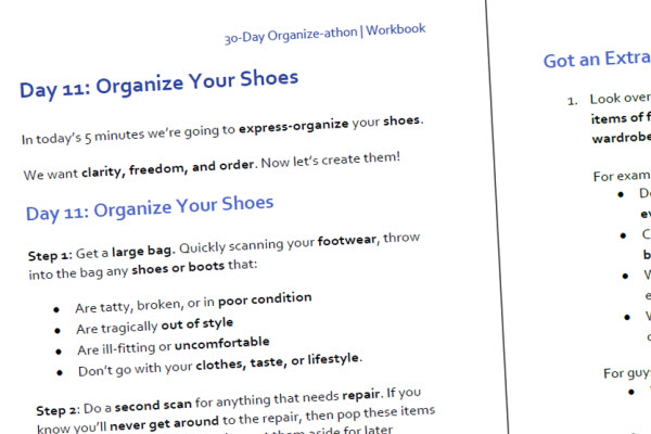 30-Day Organize-athon