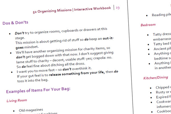 52 Organizing Missions