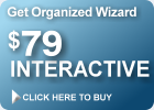 Get Organized Wizard