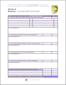 Your Simplified Finances Worksheet 