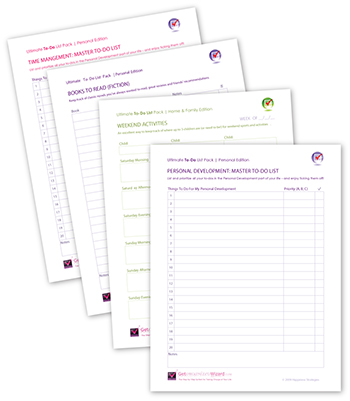 printable to do lists to get organized