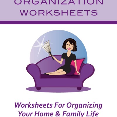 Home Organization Worksheets