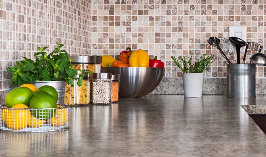 An organized kitchen