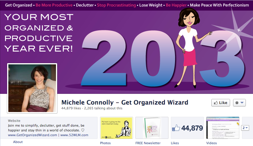 Get Organized Wizard - Facebook