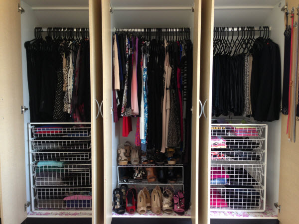 Decluttered Closet