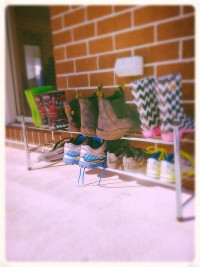Organize Shoes Outside