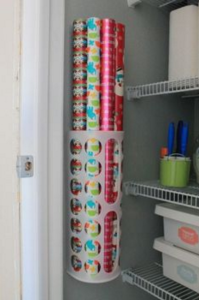 Storing Gift Wrap