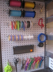 Organize Wrap Peg Board