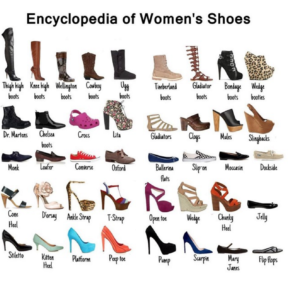 Types of Ladies Shoes