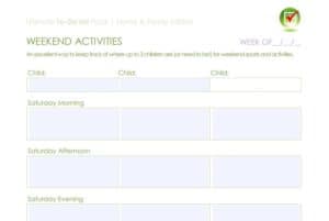 Organising Weekend Activities For Your Kids | Get Organized Wizard