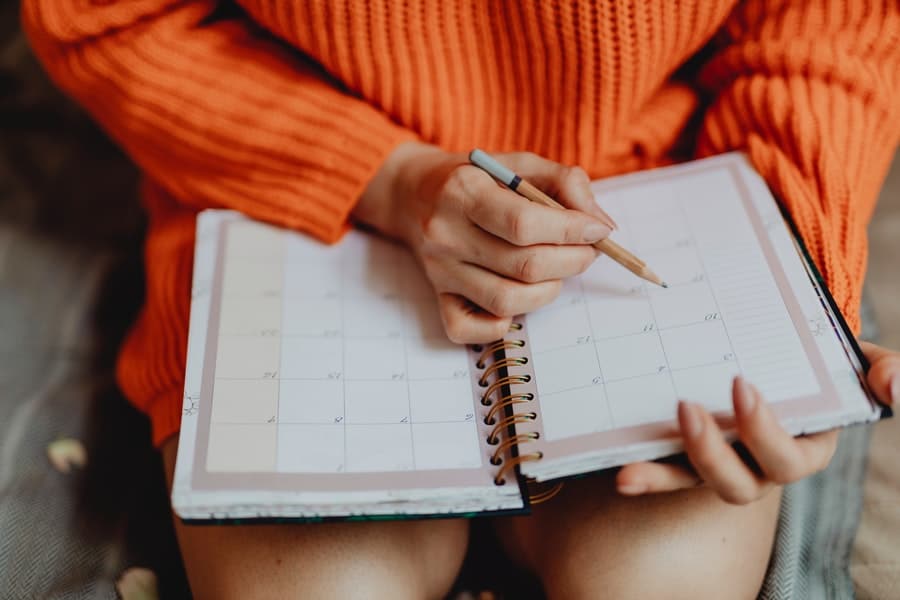 Finding time to organize your planner
