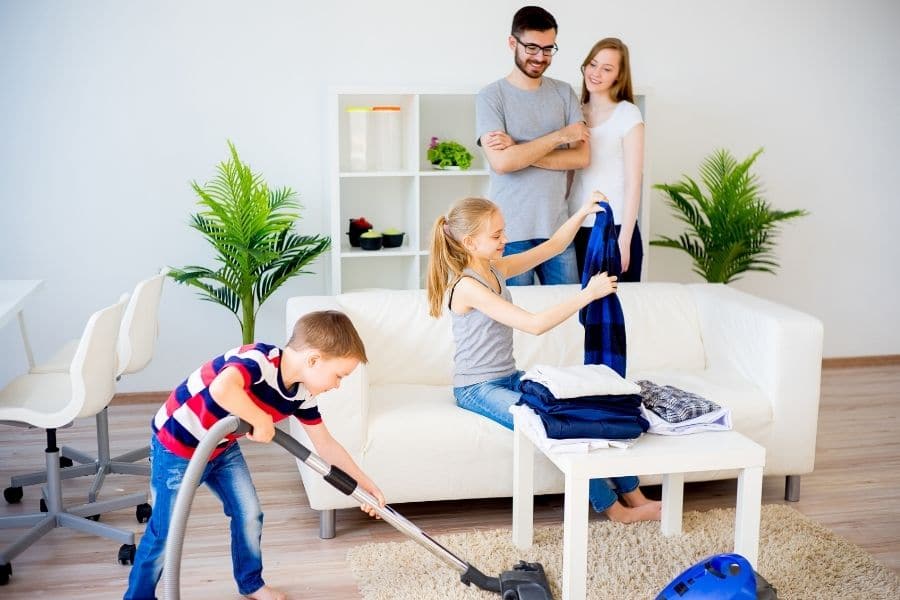 Get the whole family involved in daily decluttering