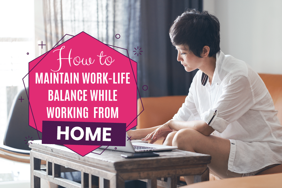 work life balance while working from home research