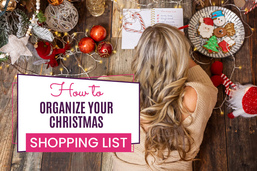 How to organize your Christmas Shopping list