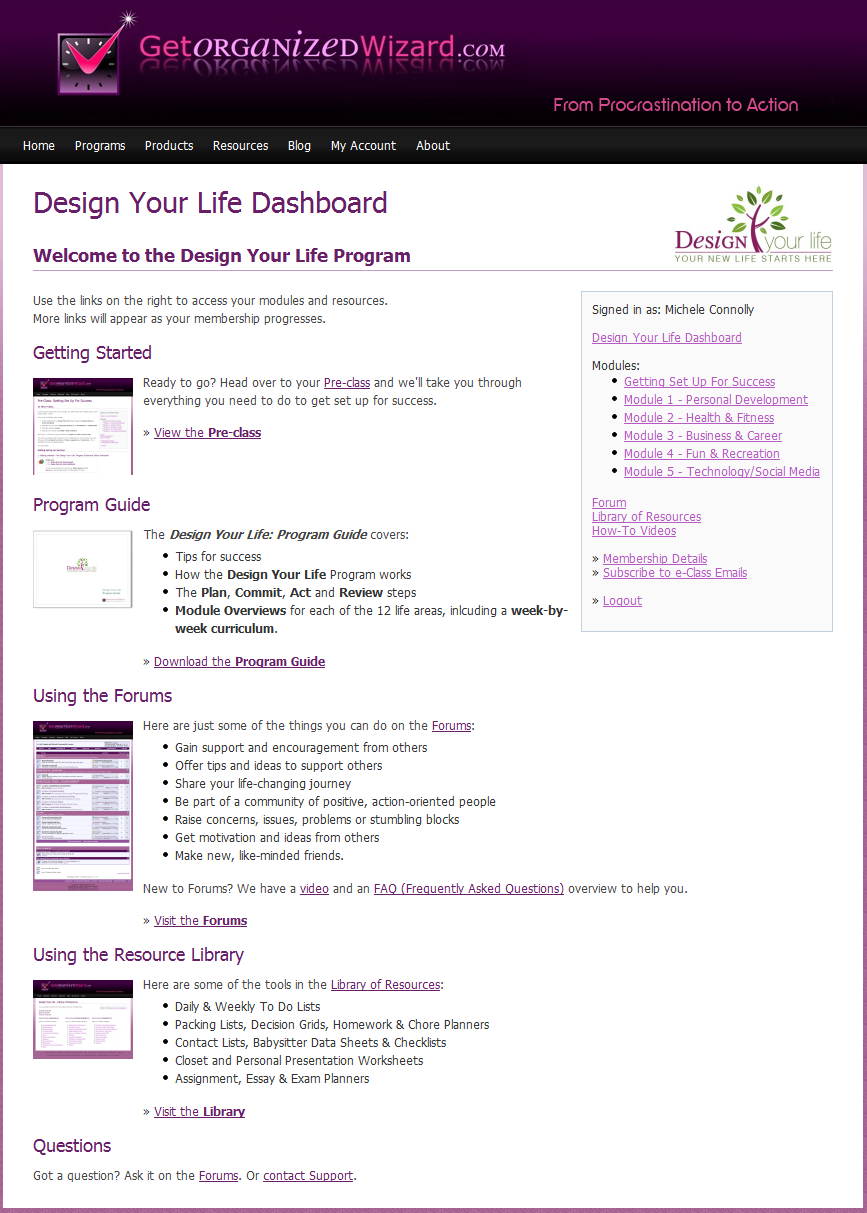 Design Your Life - click to enlarge