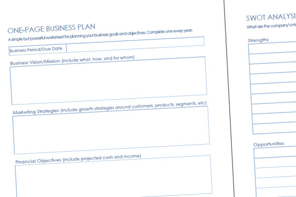 Business Worksheets