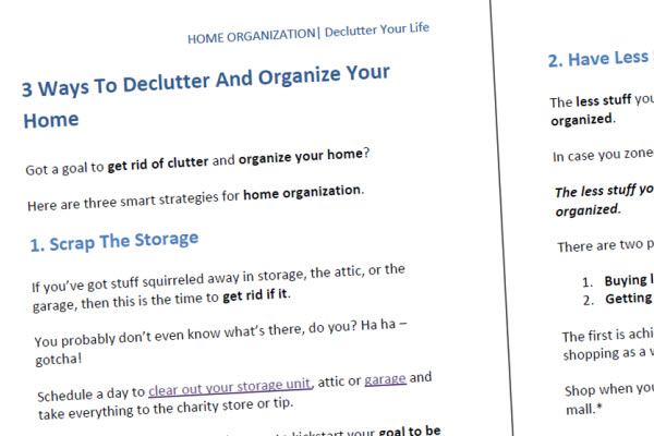 Home Organization Strategies